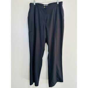 Travelsmith Women's Nylon Elastic Waist Mom Pants with Snap Cargo Pocket Size L